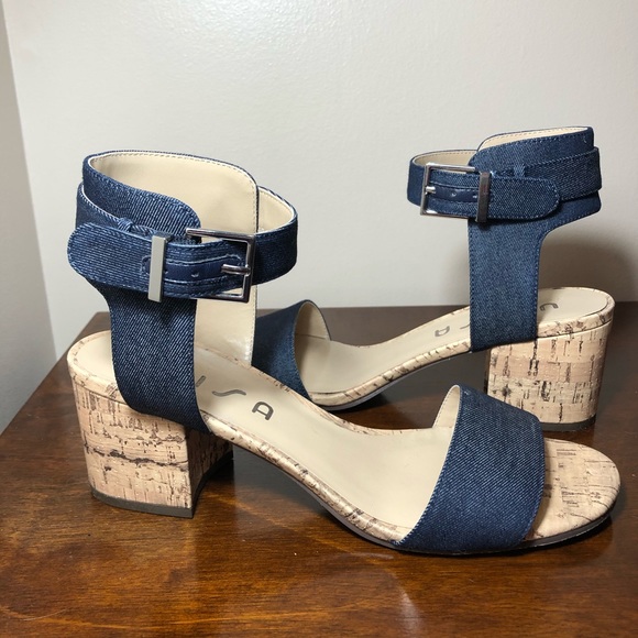 unisa denim sandals